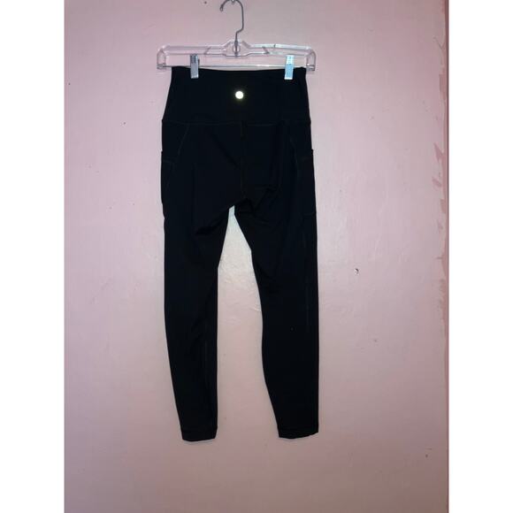 90 Degrees by Reflex black full length leggings size small - Picture 3 of 5